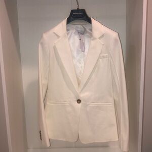 REDUCED!! 10 Crosby Derek Lam White Bowery Blazer Size 2